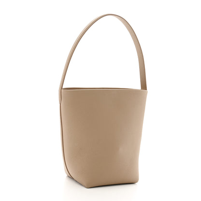 The Row Grained Calfskin Small N/S Park Tote Dark Taupe 3 of 10