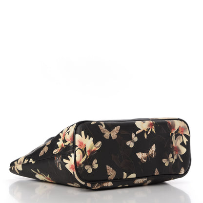 Givenchy Coated Canvas Magnolia and Moth Print Medium Antigona Tote Black 4 of 13