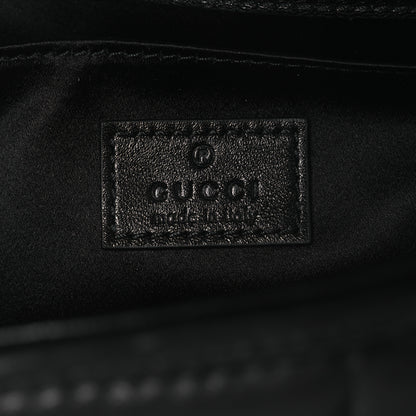 Gucci Nappa Vertical Matelasse Medium Maxi Horsebit Chain Shoulder Bag Black 6 of 9