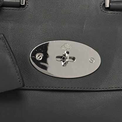 Mulberry Glossy Goatskin Medium Del Rey Satchel Black 7 of 10