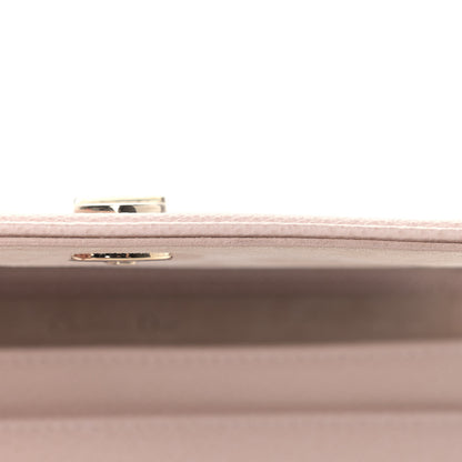 Christian Dior Grained Calfskin Diorama Wallet on Chain Pouch Rose Poudre 10 of 11