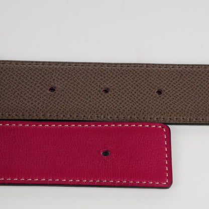 Hermes Epsom Swift 32mm Collier De Chien CDC Belt 100 Etain Tosca 4 of 8