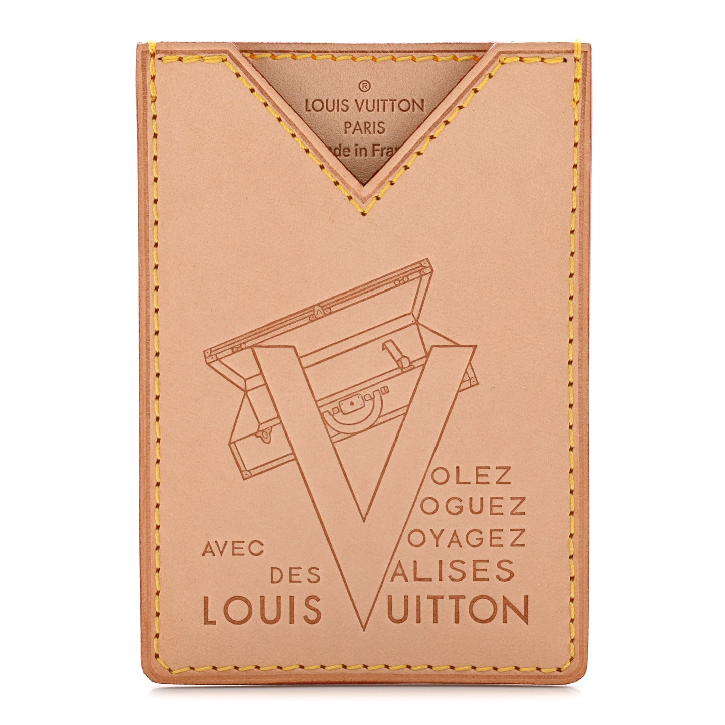 Vachetta Voyages Card Holder