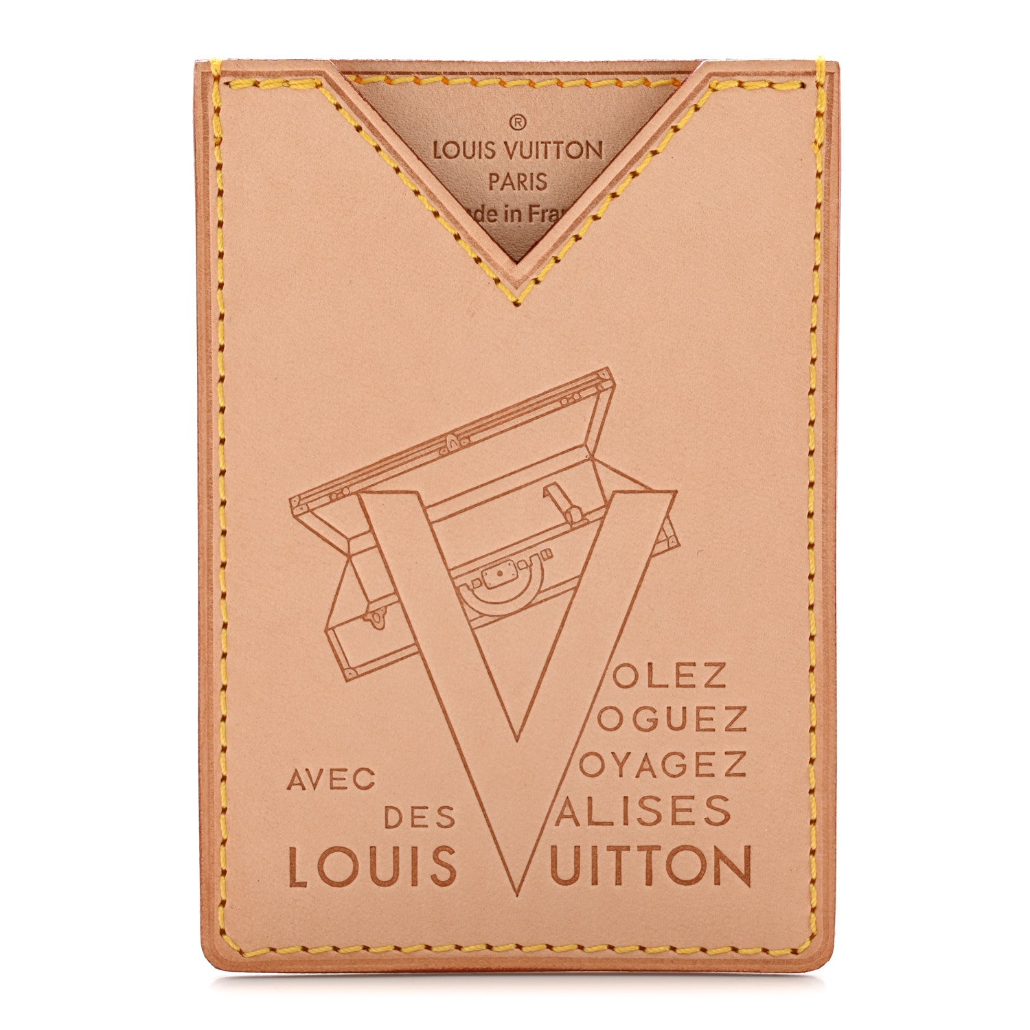 Louis Vuitton Vachetta Voyages Card Holder 1 of 6