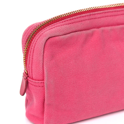 Prada Denim Cosmetic Pouch Fuchsia 10 of 10