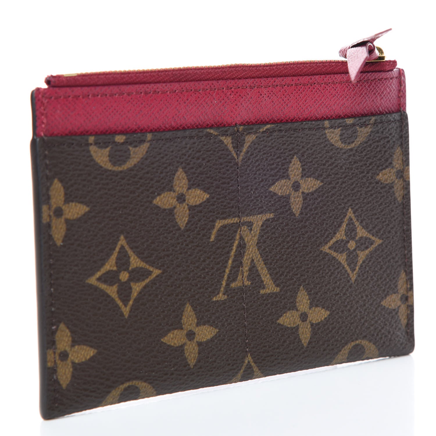 Louis Vuitton Monogram Zipped Card Holder Fuchsia 3 of 7