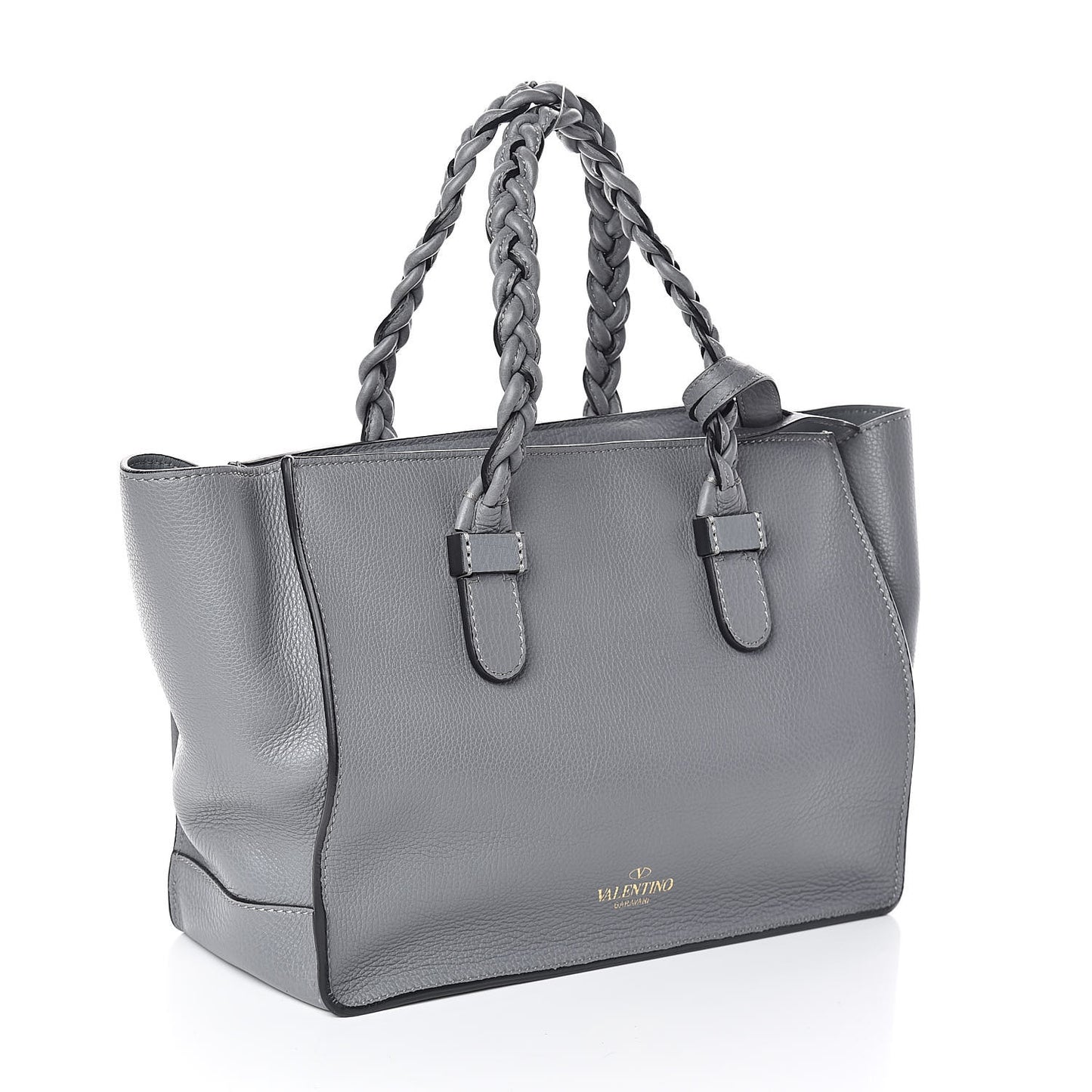 Grained Calfskin Small To Be Cool Tote Grigio Perla
