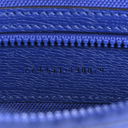 Gucci New Shanghai Calfskin Interlocking G Logo Camera Crossbody Bag Cobalt Blue Orange 7 of 10