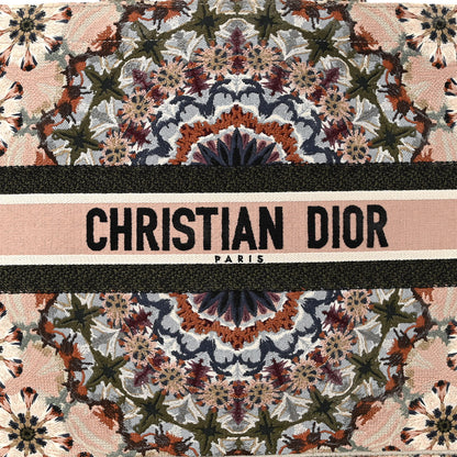 Christian Dior Canvas Embroidered Large KaleiDioroscopic Book Tote Multicolor 7 of 9