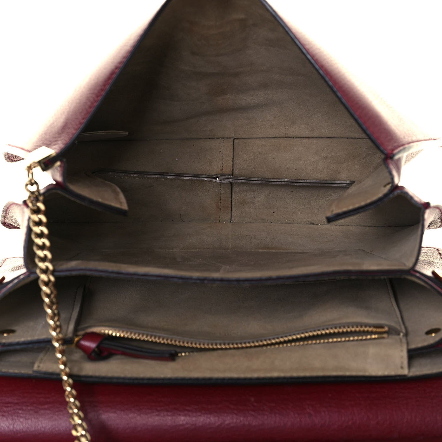 Chloe Calfskin Medium Faye Shoulder Bag Sienna Red 5 of 17