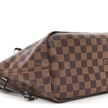 Louis Vuitton Damier Ebene Neo Neverfull MM Rose Ballerine 9 of 12