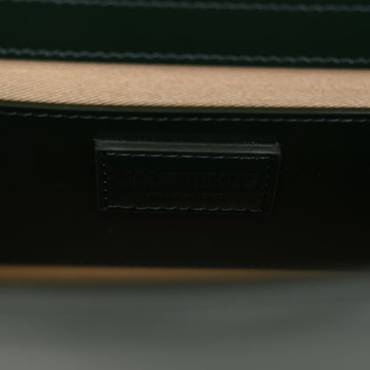 Jacquemus Glazed Calfskin Le Grand Bambino Dark Green 5 of 9