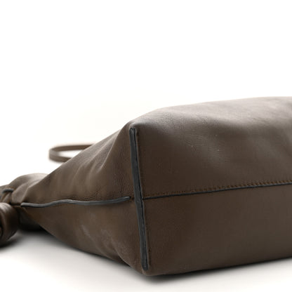 Loewe Nappa Medium Flamenco Knot Bag Chocolate 8 of 10
