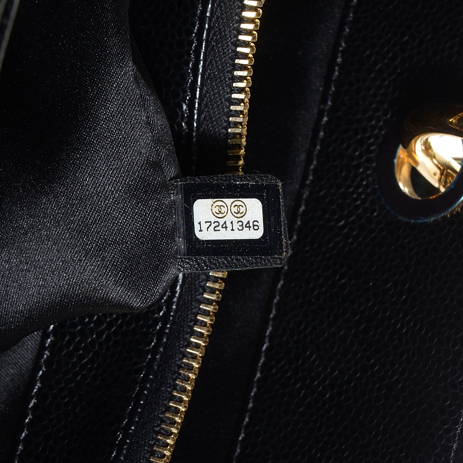 Chanel Caviar XL Grand Shopping Tote GST Black 7 of 7