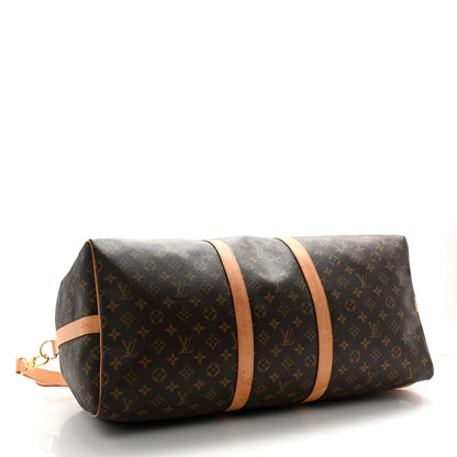 Louis Vuitton Monogram Keepall Bandouliere 55 3 of 15