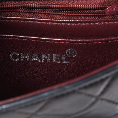 Chanel Lambskin Quilted Mini Square Flap Black 7 of 13