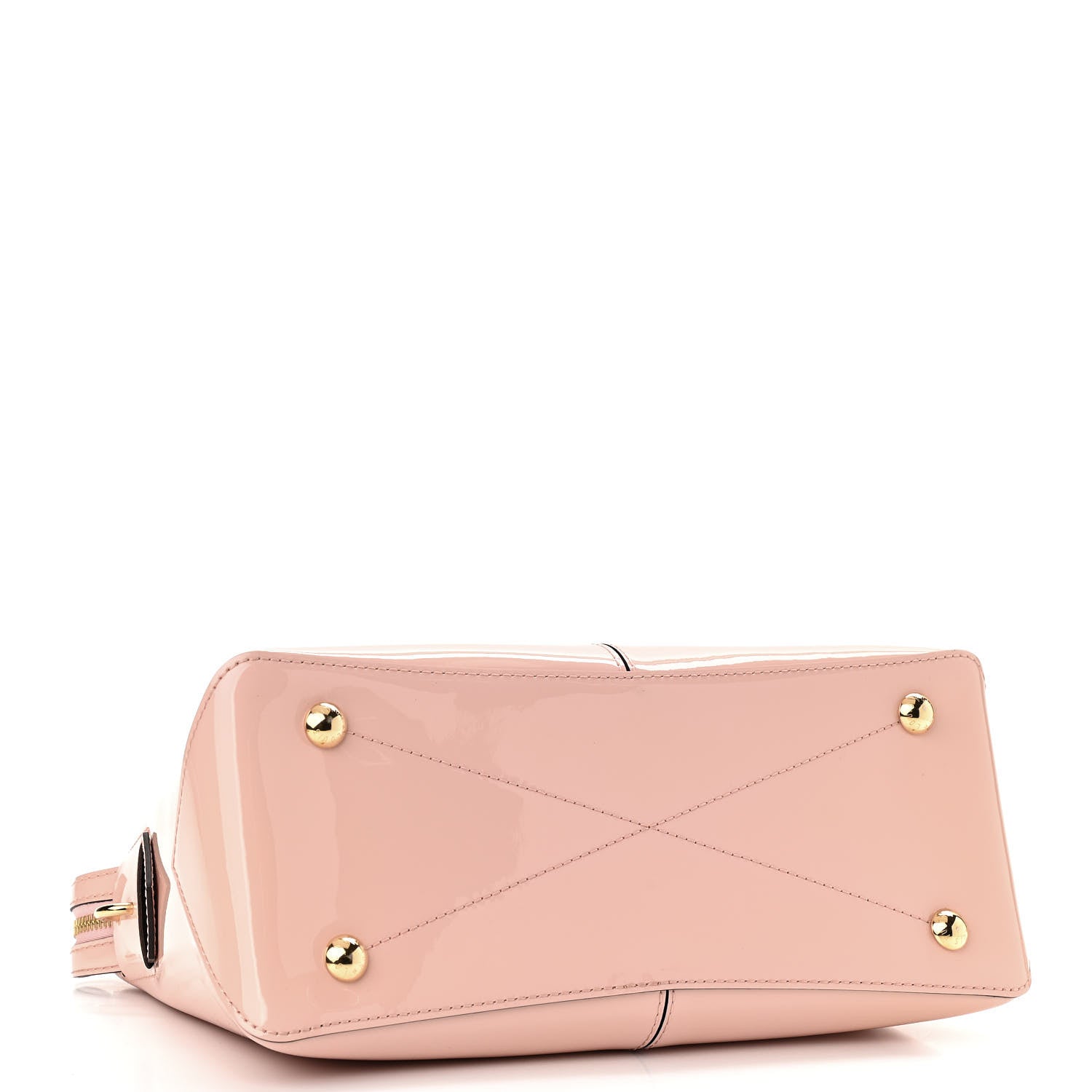 Louis Vuitton Patent Calfskin Miroir Tote Rose Ballerine 4 of 9