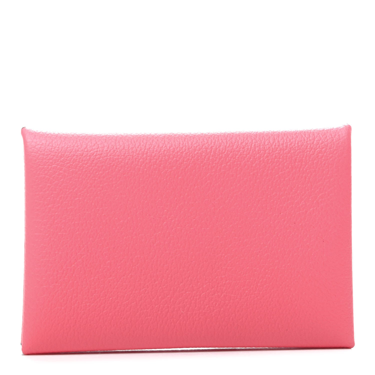 Hermes Evercolor Calvi Card Case Rose Azalee 1 of 7