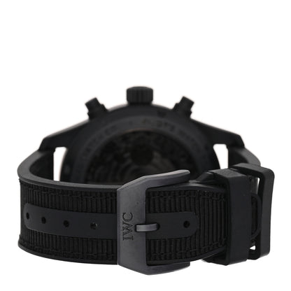 IWC Ceramic Titanium Textile 41mm Pilot Top Gun Chronograph Automatic Watch Black IW388106 3 of 5
