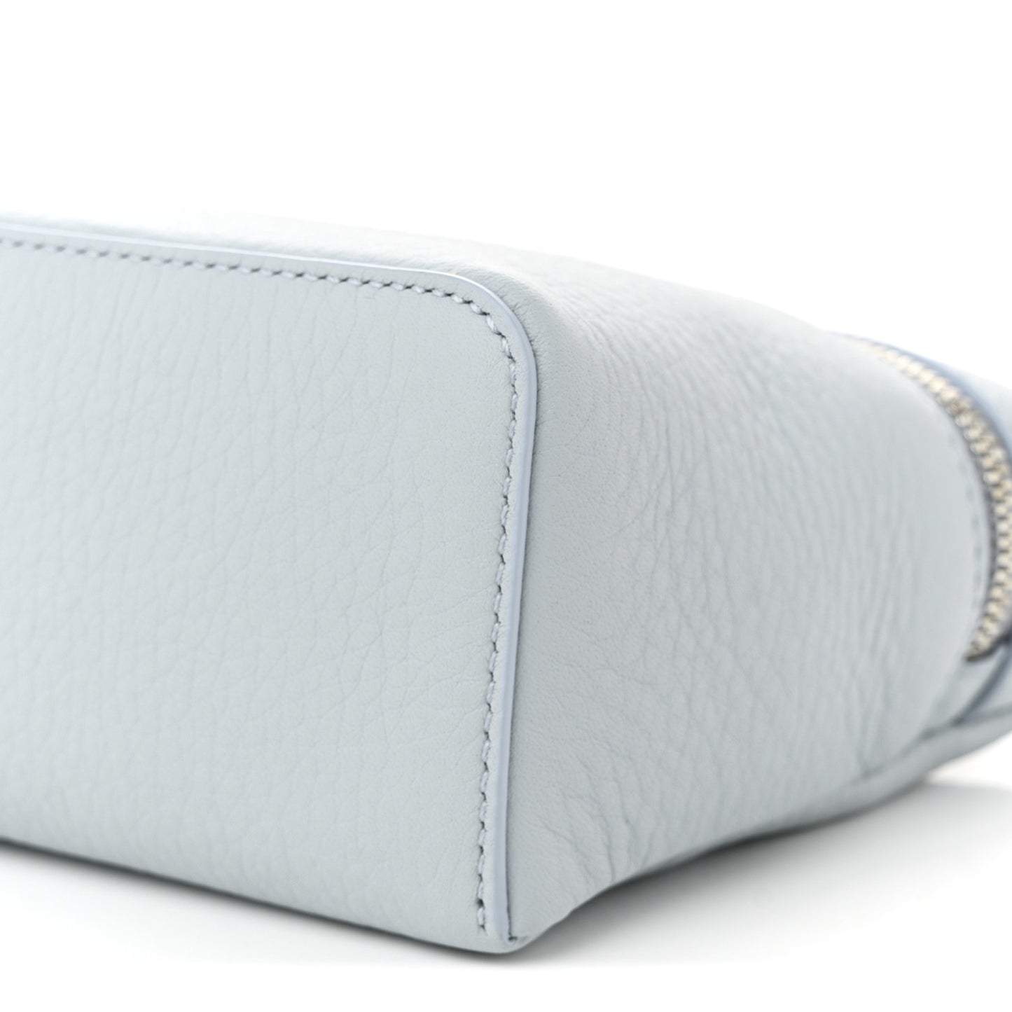 Grained Calfskin L19 Extra Pocket Pouch Minty Breeze