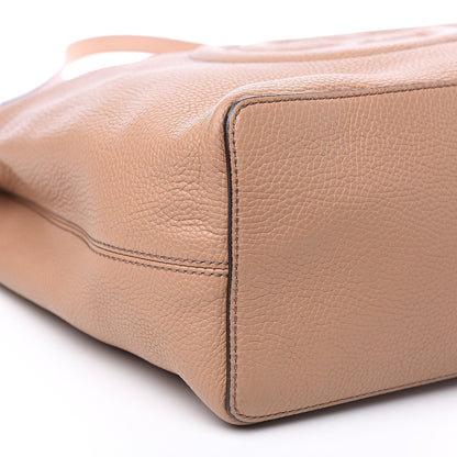 Gucci Pebbled Calfskin Large Soho Hobo Camelia 7 of 11