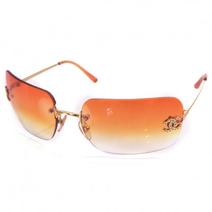 Chanel Frameless CC Logo Sunglasses Orange 125/56 1 of 8