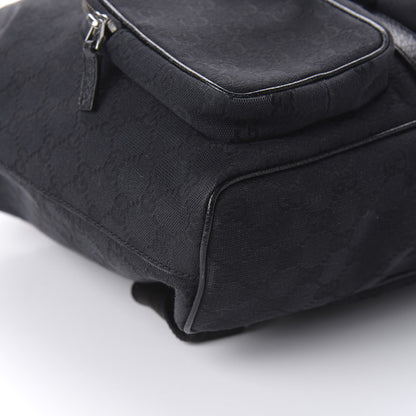 Gucci GG Monogram Single Buckle Backpack Black 6 of 9
