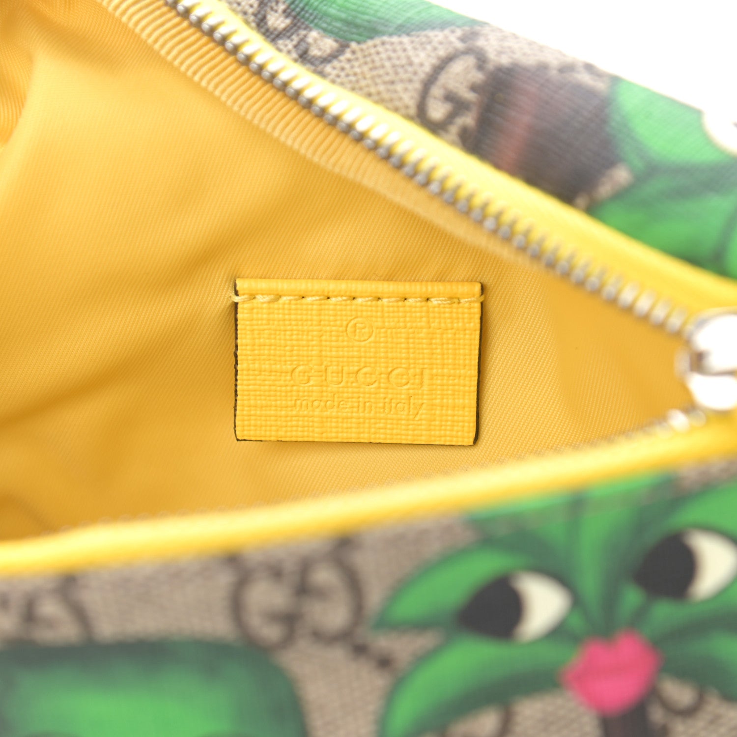 Gucci GG Supreme Monogram Smiling Plants Childrens Belt Bag Multicolor 6 of 10