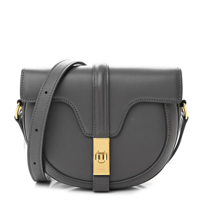 Celine Satinated Calfskin Besace Small 16 Grey 1 of 12