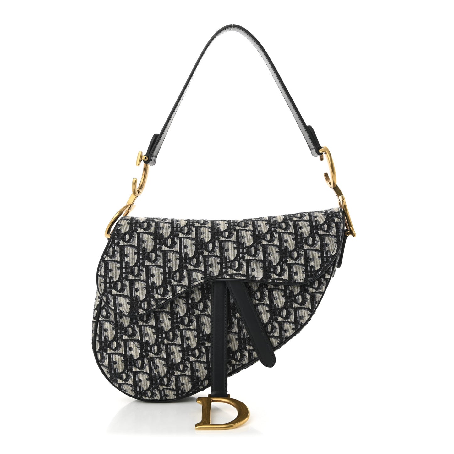 Oblique Saddle Bag Blue