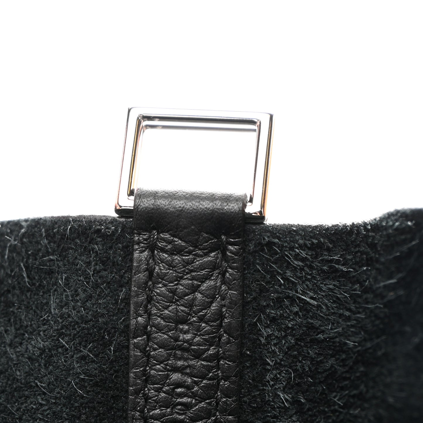 Taurillon Clemence Matte Alligator Picotin Lock Touch 22 MM Black