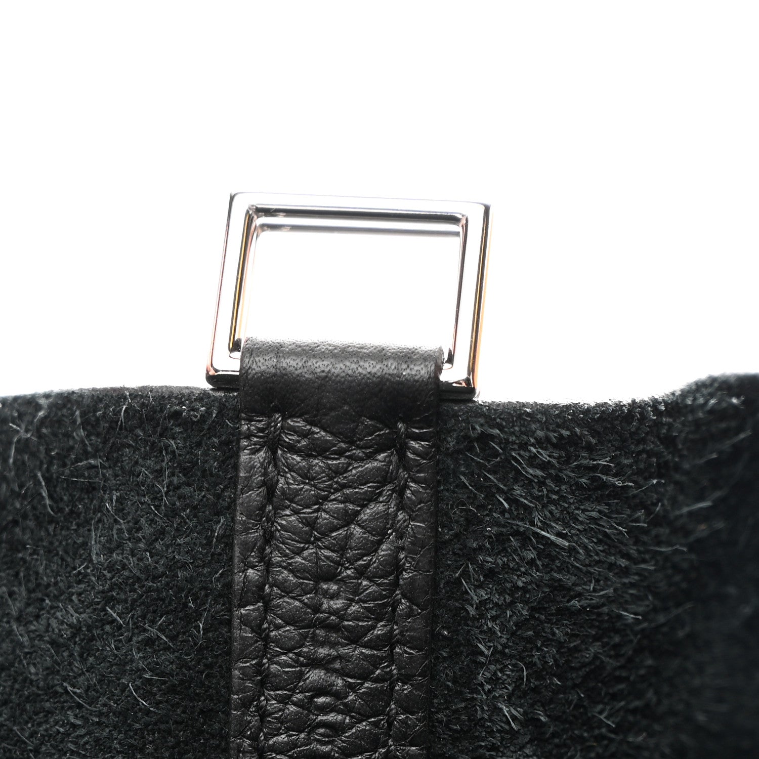 Hermes Taurillon Clemence Matte Alligator Picotin Lock Touch 22 MM Black 7 of 11
