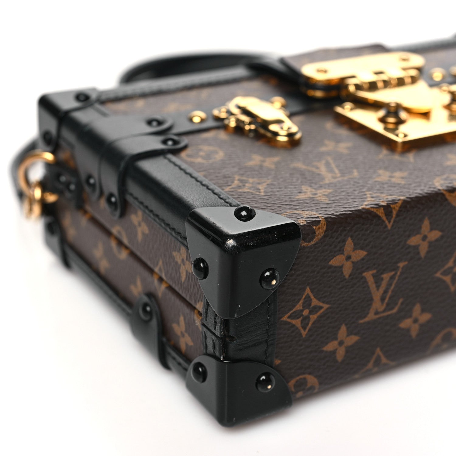 Louis Vuitton Monogram Petite Malle Black 9 of 11
