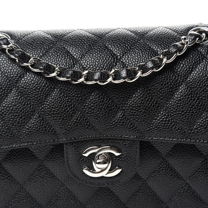 Chanel Caviar Quilted Small Double Flap Black 10 of 11