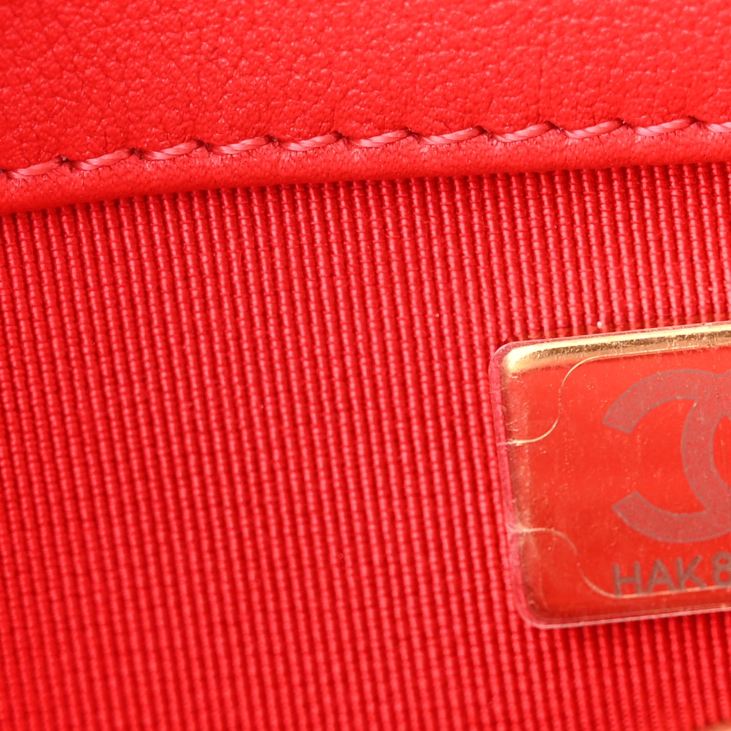 Calfskin Quilted Mini Flap Bag Red