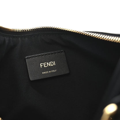 Fendi Vitello Grace Matte Small Fendigraphy Hobo Bag Black 6 of 10