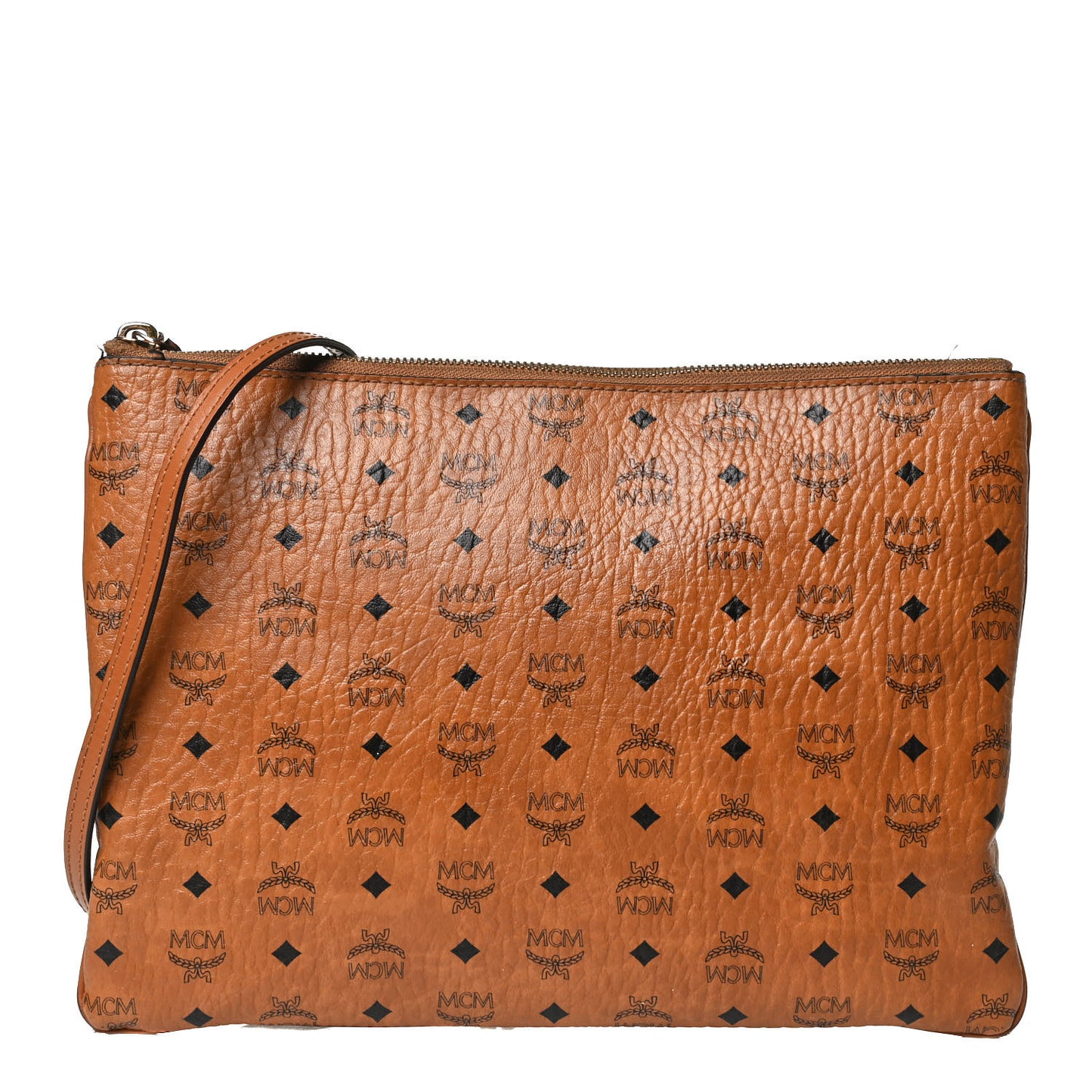Visetos Crossbody Pouch Cognac