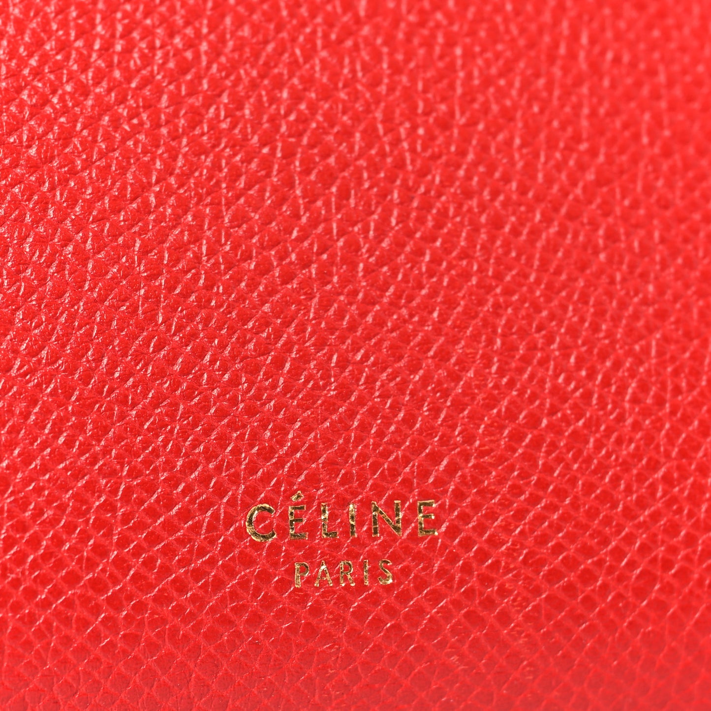 Baby Grained Calfskin Micro Belt Bag Coquelicot