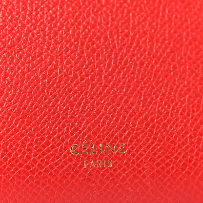 Celine Baby Grained Calfskin Micro Belt Bag Coquelicot 6 of 10
