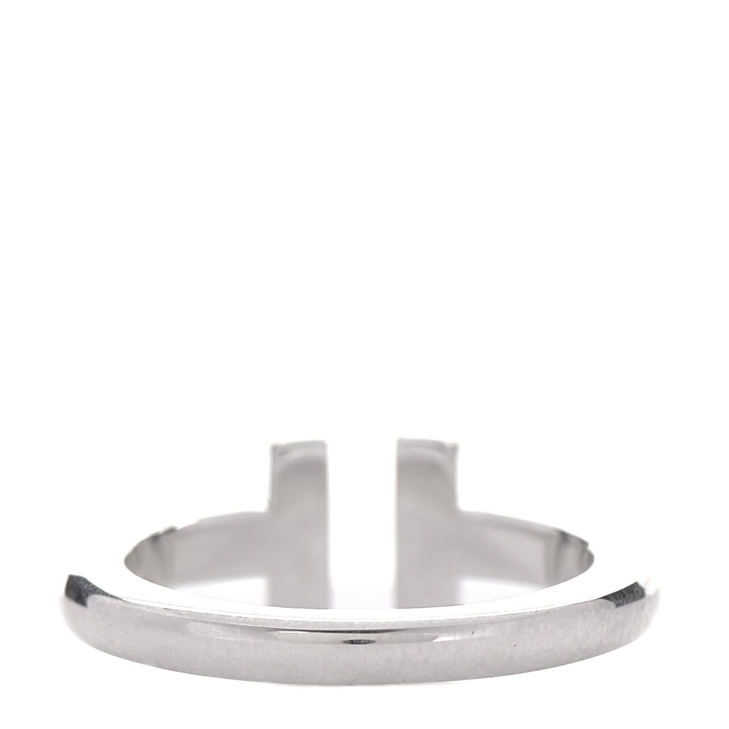 Tiffany Sterling Silver T Square Ring 52 6 3 of 5