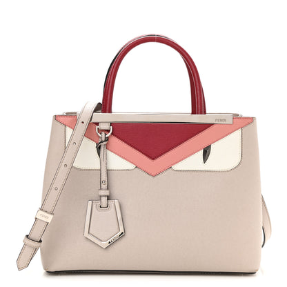 Fendi Vitello Elite Monster Petite 2Jours Tote Polvere Ribes Multicolor 1 of 10