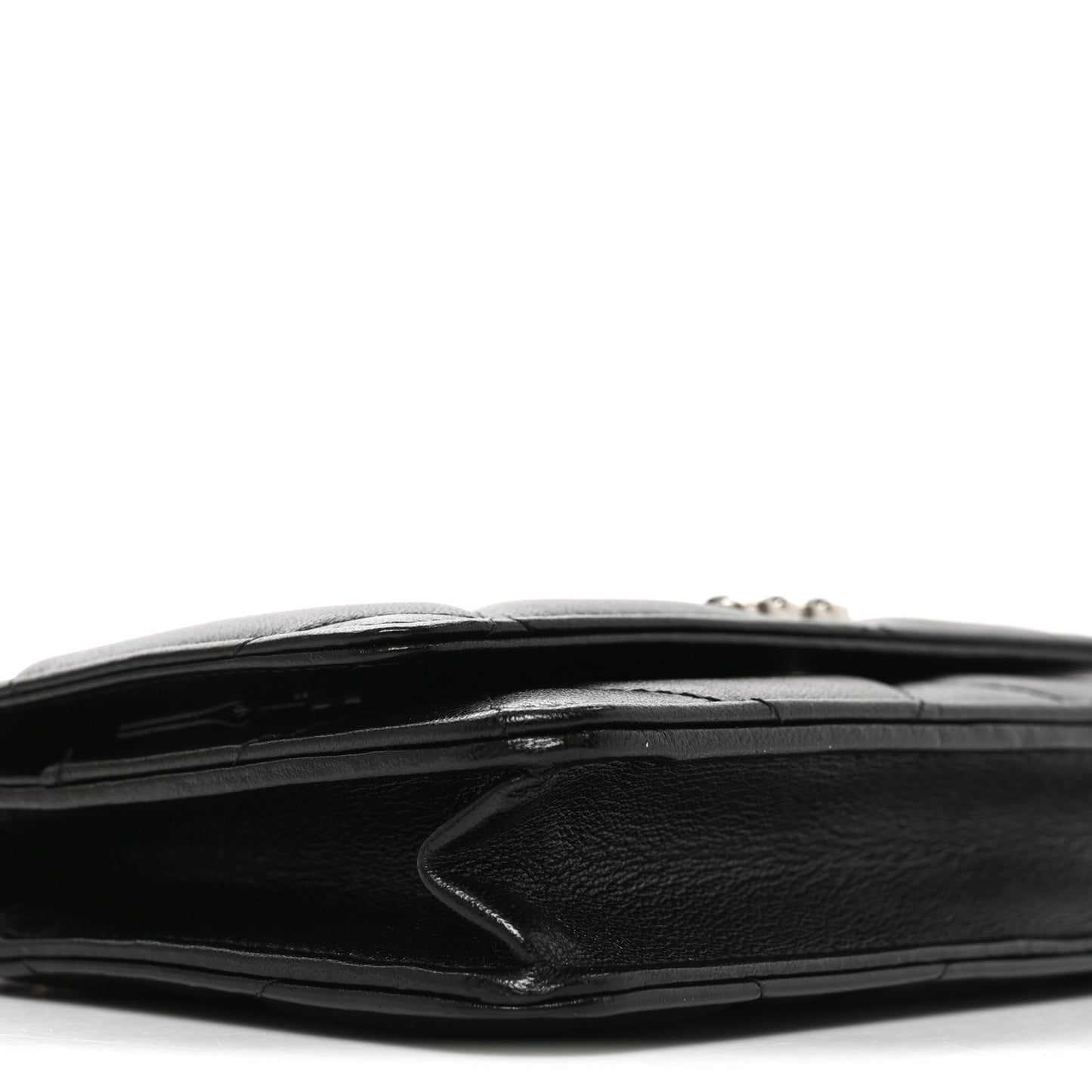 Lambskin Quilted Chanel 19 Wallet On Chain WOC Black