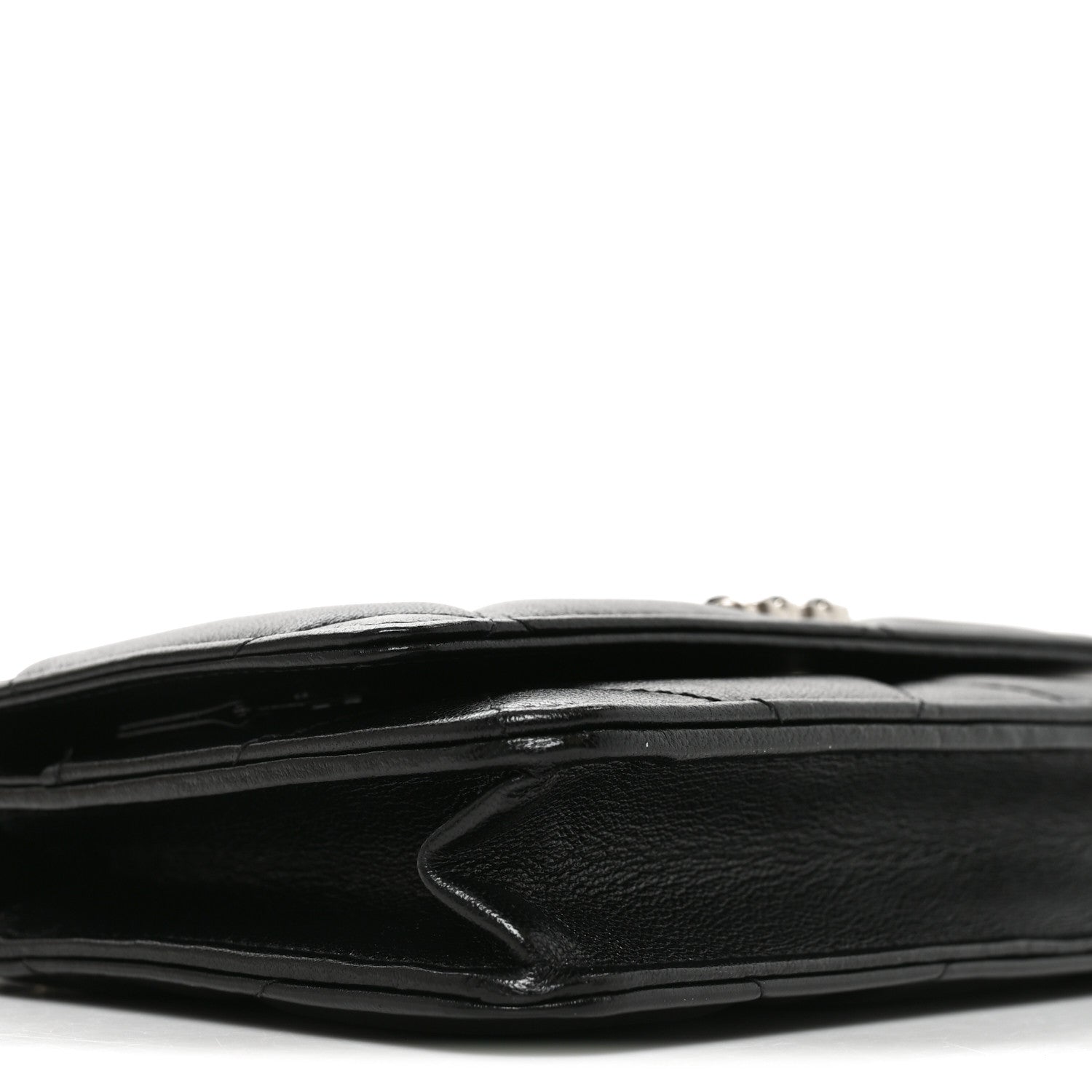 Chanel Lambskin Quilted Chanel 19 Wallet On Chain WOC Black 9 of 10