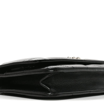 Chanel Lambskin Quilted Chanel 19 Wallet On Chain WOC Black 9 of 10