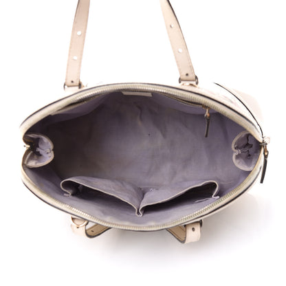 Gucci Calfskin Flora Infinity Small Nice Top Handle Dome Bag White 4 of 14