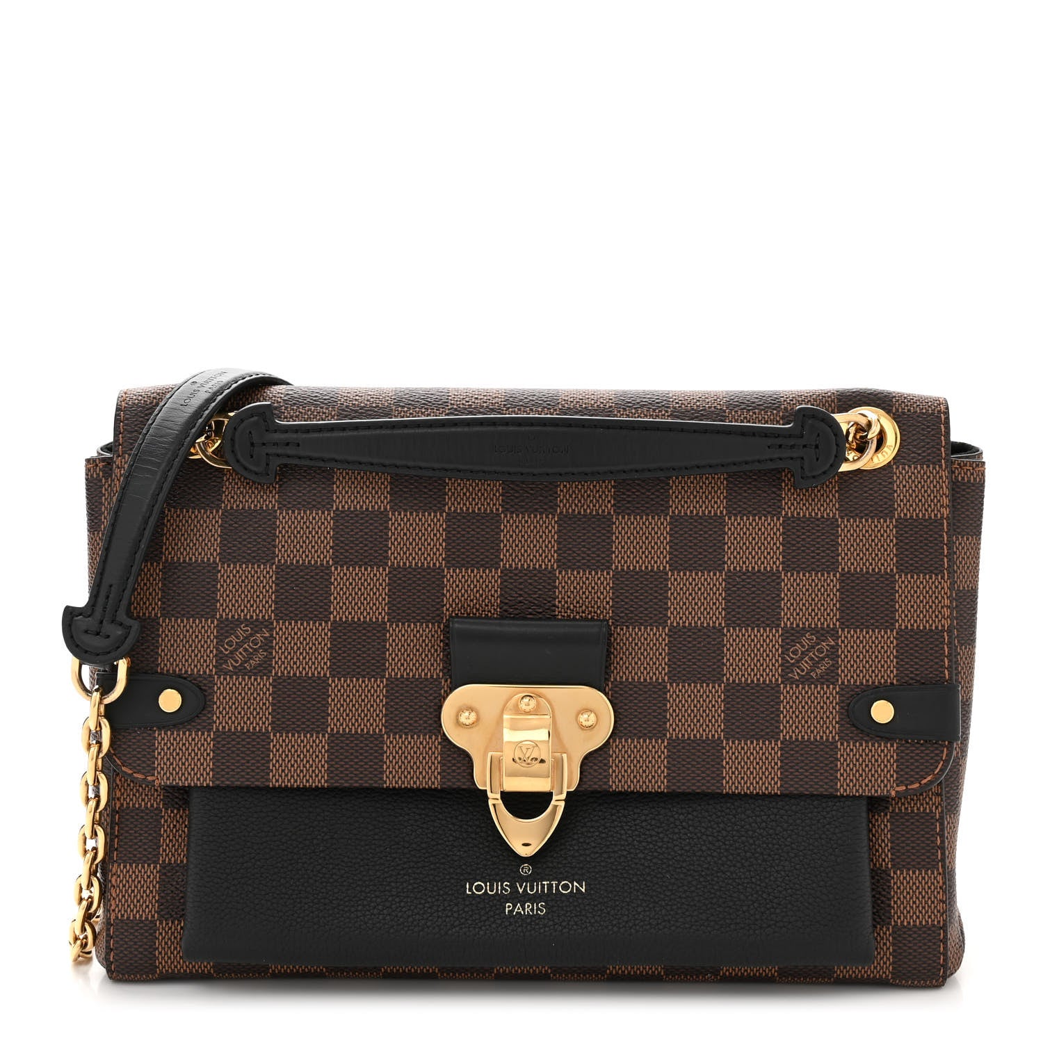 Louis Vuitton LOUIS VUITTON Damier Ebene Vavin PM Black 1 of 9