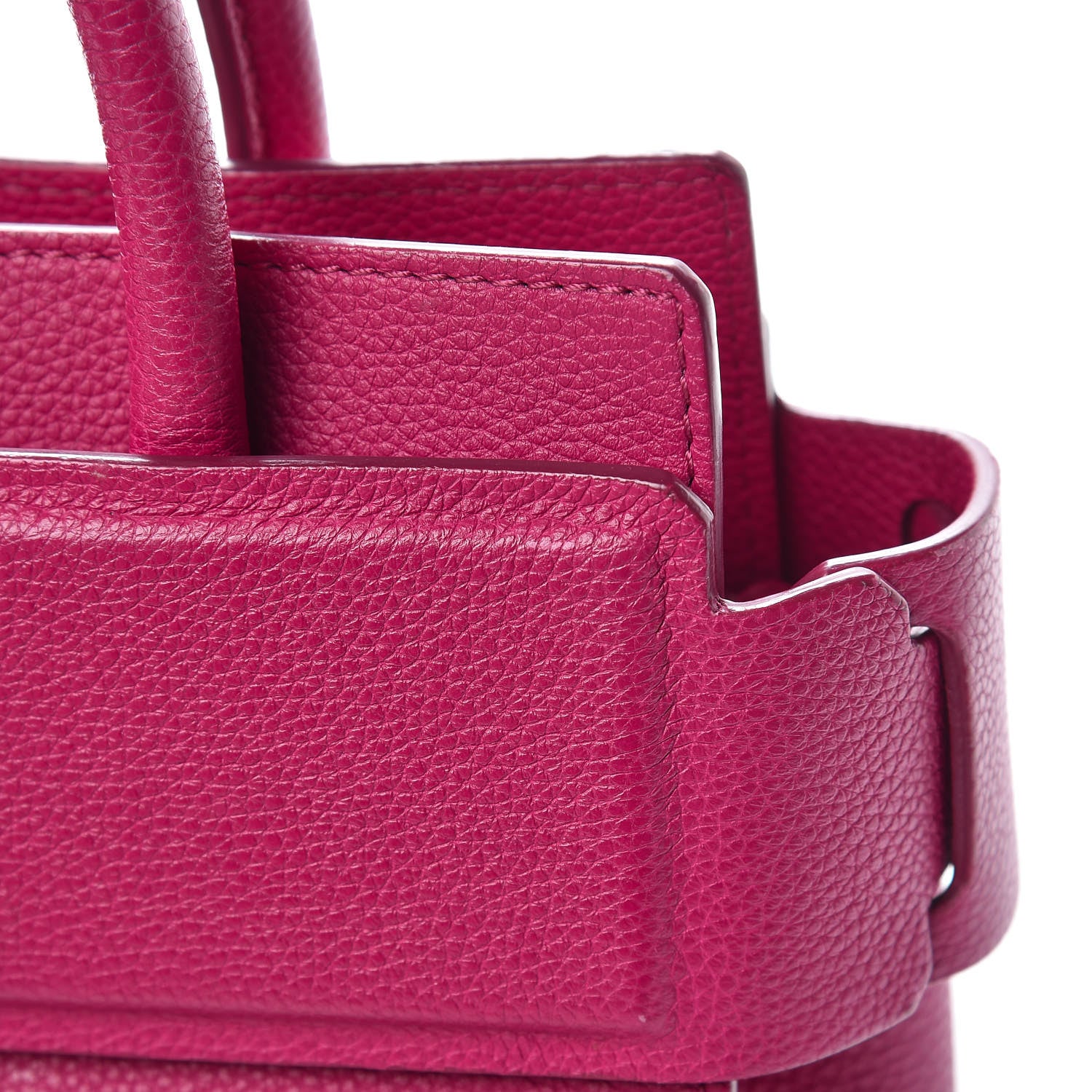 Givenchy Grained Calfskin Mini Horizon Satchel Fushia 17 of 22