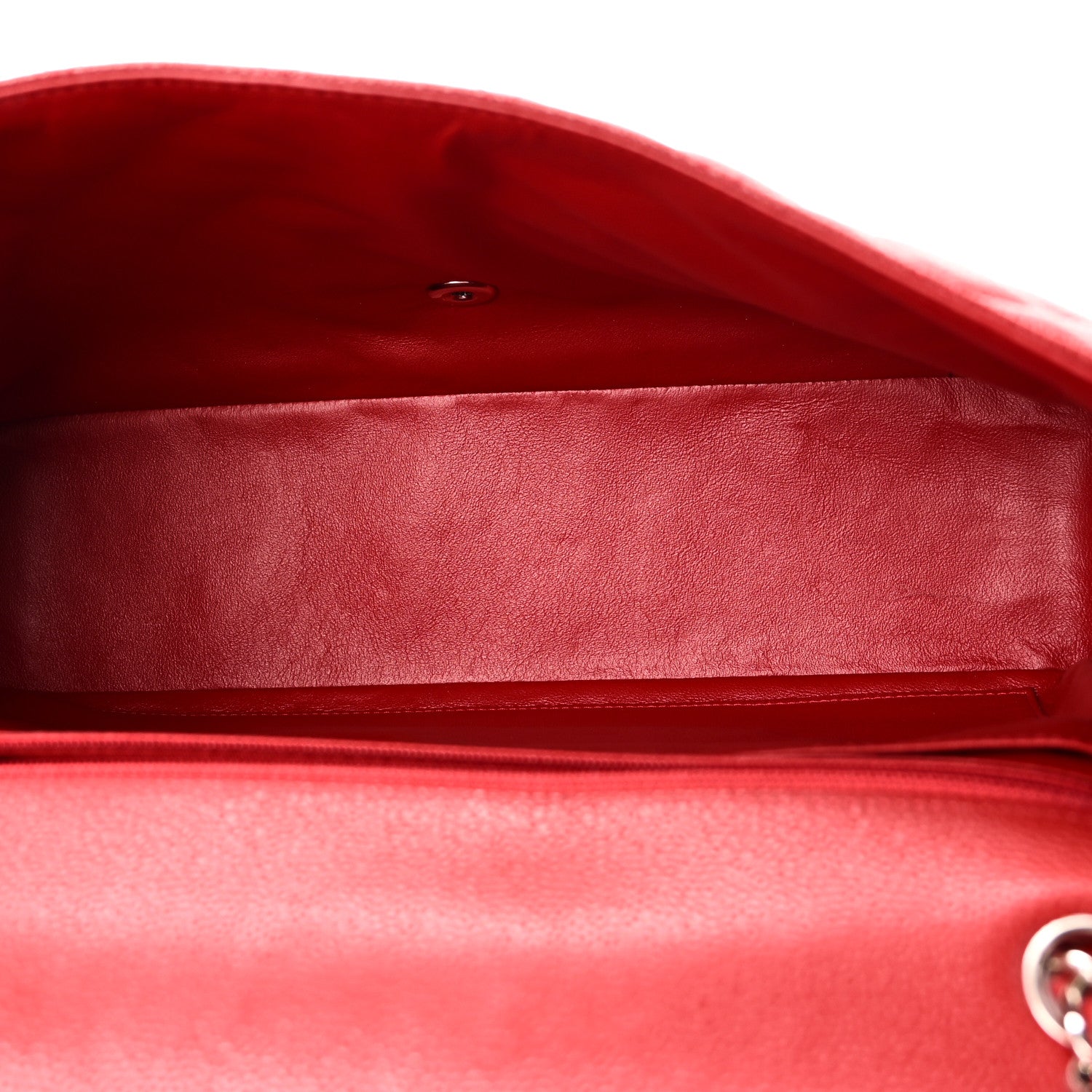 Chanel Caviar Quilted Maxi Single Flap Red 5 of 10