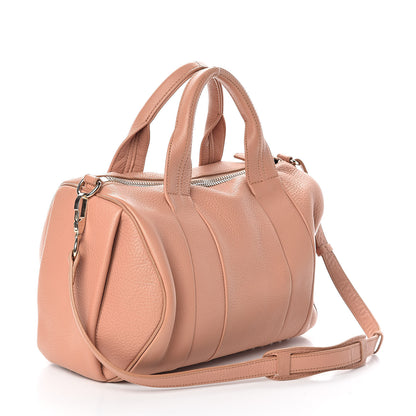 Alexander Wang Pebbled Lambskin Rocco Tan Pale Gold Hardware 3 of 7
