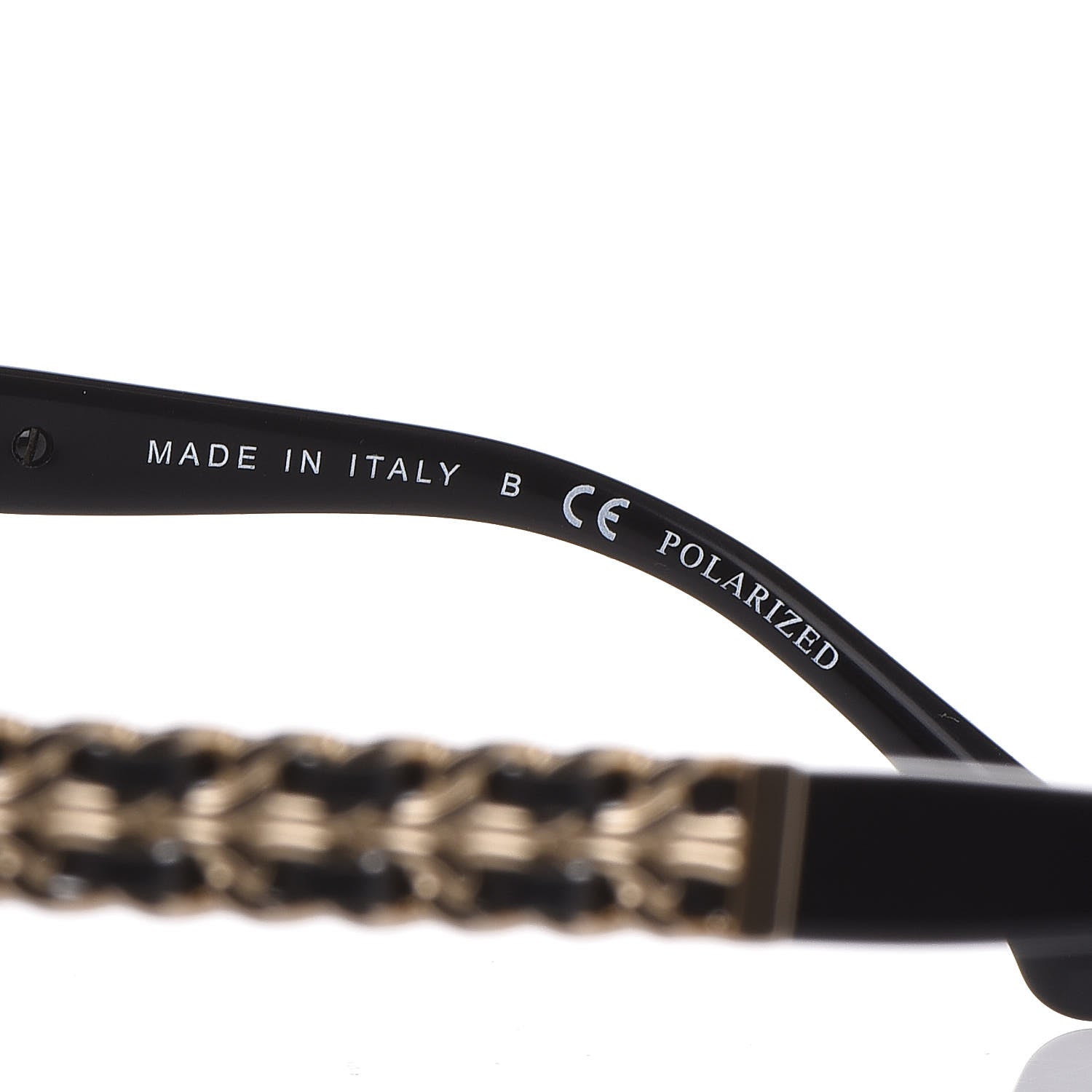Chanel Lambskin Chain Polarized Sunglasses 5361-Q Black 6 of 7